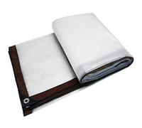 Lonas Impermeables Exterior 280 x 360 cm 450 G M² con Ojales Duradera Resistente a Los Rayos UV Desgarros Película de Construcción para Jardín, Piscina y Remolque, A