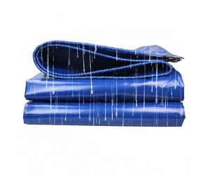 Lonas, Lona Impermeable de Alta Resistencia de 3 x 8,5 m con Ojales, Cubierta de PVC Resistente al Viento para vehículos, Piscinas, Barcos, Tiendas de campaña y construcciones. Material teji