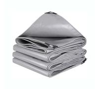 Lonas, Lona Impermeable Resistente de 4 x 13/13,1 x 42,7 pies, 520 g/m², Lona Multiusos con Ojales y Bordes Reforzados para Coche, Barco, Tienda de campaña y leña.