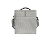 Lonchera aislada de diseño eficiente con un forro a prueba de fugas, ideal para transportar comidas de forma segura a cualquier lugar que vayas (gris)