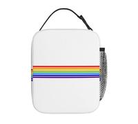 Lonchera aislada para hombres y mujeres, diseño de impresión completa de la bandera judía, reutilizable, lonchera de gran capacidad a prueba de fugas para el trabajo, escuela, oficina, viajes, picnic