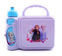 Lonchera con botella de agua combinada Disney Frozen 2 de 5,8" x 2,9" x 5,3" de poliuretano