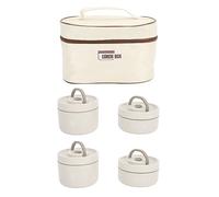 Lonchera, Contenedor de Alimentos Aislado, Contenedor Térmico Redondo de Acero Inoxidable 304, Mantiene el Calor hasta 4-5 Horas para el Trabajo, la Escuela, Actividades Al Aire