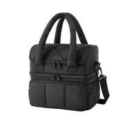 Lonchera de doble capa para mujer, diseño a prueba de fugas, práctica y reutilizable, para picnic, oficina, camping, viajes, pícnics