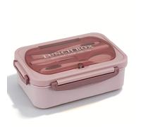 Lonchera para estudiante con compartimentos, recipiente de comida aislado, fiambrera portátil sellada, para microondas y lavavajillas, para , el trabajo o picnics
