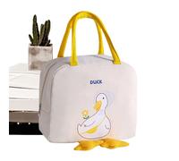 Lonchera rectangular - Contenedor de almacenamiento de alimentos de 3 compartimentos | Lonchera para adultos con cubiertos, organizador de comidas con aislamiento térmico, soporte de alimentos