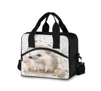 Lonchera reutilizable para hombres y mujeres, con aislamiento de erizo, a prueba de fugas, con bolsillo para el trabajo, oficina, picnic, playa, congelable, con correa ajustable para el hombro