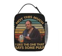 Loncheras No tanto Me gusta la que dice Some Pulp Vintage Almacenamiento Caja de comida Nevera Térmica Deportes Aire libre Regalos