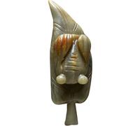 LONDAEE Antique Collection - Colgante con mango de cigarra dorada de jade antiguo, Large, Jade