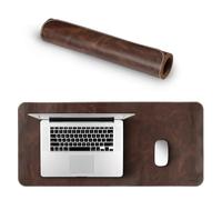 Londo Alfombrilla de Ratón de Cuero de Grano Superior - Gran Tapete de Escritorio para Oficina y Juegos, Superficie Suave para Escribir, Base Antideslizante, Accesorio de Oficina Duradero y Elegante