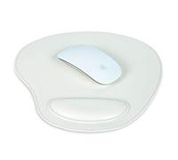 Londo Alfombrilla Ovalada para Ratón de Cuero con Apoyo para Muñeca - Accesorio de Oficina y Gaming con Base Antideslizante, Superficie Suave para Escritura, Estilo Elegante y Duradero