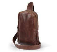 Londo Bolso Cruzado de Cuero Genuino - Diseño Elegante Unisex para Entusiastas de la Tecnología