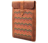 Londo Bolso de Aseo, Viaje en Cuero Genuino, para cosméticos, afeitarse los artículos, Dopp Kits, Unisex - S, Camello