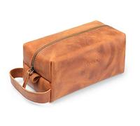 Londo Bolso de Viaje de Piel Genuina, Bolsas de aseo, Dopp Kits - Unisex