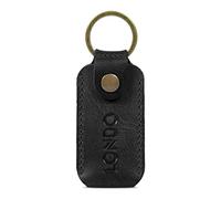 Londo Cartera de Piel Genuina con Llavero Para Ledger Nano S Bitcoin Cartera, Unisex