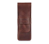 Londo Estuche de Piel Genuina Para Lápices y Bolígrafos Con Cierre de Solapa, Unisex