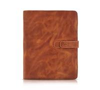 Londo Funda en Cuero para iPad Air 11, iPad Pro 11 y iPad, Estuche con Compartimentos para Tarjetas y Soporte Apple Pencil