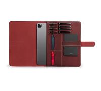 Londo Funda en Cuero para iPad Pro 12.9, Estuche con Compartimentos para Tarjetas y Soporte Apple Pencil