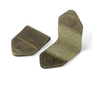 Londo Marcador de Libros de Piel auténtica, Hecho a Mano y Cosido a Mano - Cuero Envejecido