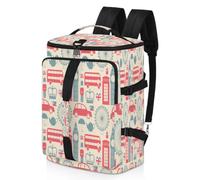 Londo - Mochila deportiva para hombre y mujer, bolsa de fin de semana con compartimento para zapatos, bolsa de noche de 47,5 L para deportes, gimnasio, viajes, color, 47.5L, Organizador de bolsas