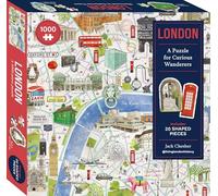 London: A Puzzle for Curious Wanderers: 1000-piece Puzzle with 20 Shaped Pieces, from Sunday Times bestselling Author Jack Chesher @livinglondonhistory