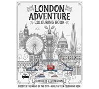 London Adventure colouring book for Adults and teen (World's Most Iconic Landmarks Coloring Series for Adults and Teens)