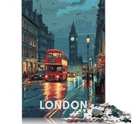 London Big Ben Puzzle Imposible,desafío para Adultos Juego Educativo 1000 Piezas Obra De Arte De Juego De para Adultos, Regalos A Partir De 14 Años 1000pcs (38x26cm)