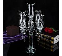 London Boutique Portavelas de cristal con 5 brazos decorativos con cristales de Swarovski, regalo (5 brazos)