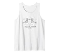 London Bridge England Souvenir Reino Unido Reino Unido Camiseta sin Mangas