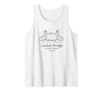 London Bridge England Souvenir Reino Unido Reino Unido Camiseta sin Mangas