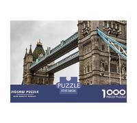 London Bridge Puzzle Imposible,desafío para Adultos Juego Educativo 1000 Piezas Obra De Arte De Juego De para Adultos, Regalos A Partir De 14 Años 38x26cm/1000pcs