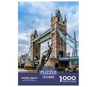 London Bridge Puzzle Imposible,desafío para Adultos Juego Educativo 1000 Piezas Obra De Arte De Juego De para Adultos, Regalos A Partir De 14 Años 38x26cm/1000pcs