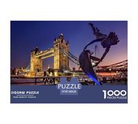 London Bridge Puzzles Imposible, Juego Educativo 1000 Piezas para Adultos Y Niños, Regalos A Partir De 12 Años 38x26cm/1000pcs