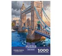 London Bridge Puzzles Imposible, Juego Educativo 1000 Piezas para Adultos Y Niños, Regalos A Partir De 12 Años 70x50cm/1000pcs