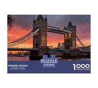 London Bridge Puzzles Imposible, Juego Educativo 1000 Piezas para Adultos Y Niños, Regalos A Partir De 12 Años 38x26cm/1000pcs