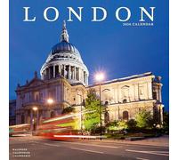 London Calendar 2026 Square Travel Wall Calendar - 16 Month