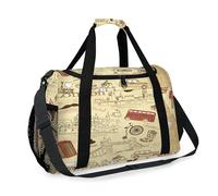 London City Landmarks - Bolsa de viaje para niñas, niños, mujeres y hombres, bolsa de fin de semana de Londres, bolsa de hombro para viajes, deportes, gimnasio