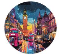 London Cityscape Puzzle Imposible,desafío para Adultos Entretenimiento Creativo 1000 Piezas Obra De Arte De Juego De para Adultos Y Niños A Partir De 12 Años 1000pcs (67.5x67.5cm)