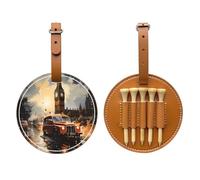 London Color Taxi Brown - Bolsa de almacenamiento para camisetas de golf, fácil de transportar y más eficiente para jugar al golf