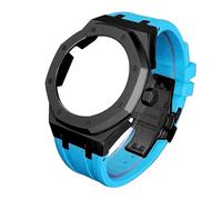 London Craftwork Casioak Caja de acero MOD Kit para choque G-SHOCK GA2100 GA2110 Corona plateada, Acero inoxidable