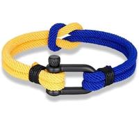 London Craftwork Elegante pulsera ajustable de cuerda de paracaídas, para hombre y mujer, 19-21 cm, color rojo burdeos, 19cm, Nailon, No es una piedra preciosa