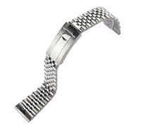 London Craftwork Pulsera universal de eslabones rectos de acero de 20 mm compatible con relojes Tudor, talla única, Acero inoxidable, No es una piedra preciosa