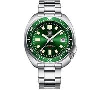 London Craftwork SD1970 Steeldive Captain Willard 6105 Reloj automático de buceo NH35 Movimiento, verde, Militar
