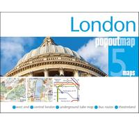 London Double: Pocket-size, pop up city map of London (PopOut Maps)