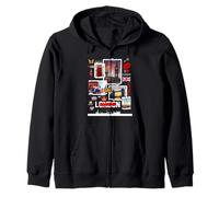 London England, I Love London, Real London Famous Landmarks Sudadera con Capucha