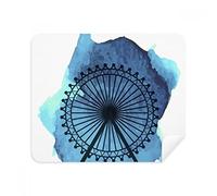 London Eye Ferris Wheel England Britain UK - Limpiador de pantalla para gafas de limpieza, 2 piezas de tela de ante