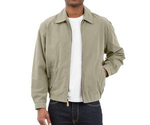 LONDON FOG mens Auburn Zip-front Golf (Regular & Big-tall Sizes) Cotton Lightweight Jacket, Cement, XX-Large US
