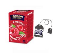 LONDON FRUIT & HERB COMPANY London Fruit® | Infusión de Frambuesa e Hibisco | Sobres individuales de infusión - 20 filtros (40 gr) | Té de hierbas afrutado sin cafeína