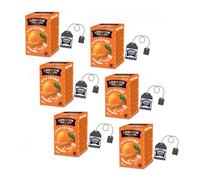 London Fruit® | Infusión de Especias y Naranja | Bolsitas individuales de infusión de canela, naranja y jengibre - 6 x 20 filtros (240 gr) | Té de hierbas sin cafeína