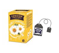 London Fruit® | Infusión de manzanilla naturalmente sin cafeína | Infusión de Flores de Manzanilla en Filtros - 20 Sobres (30 Gr)